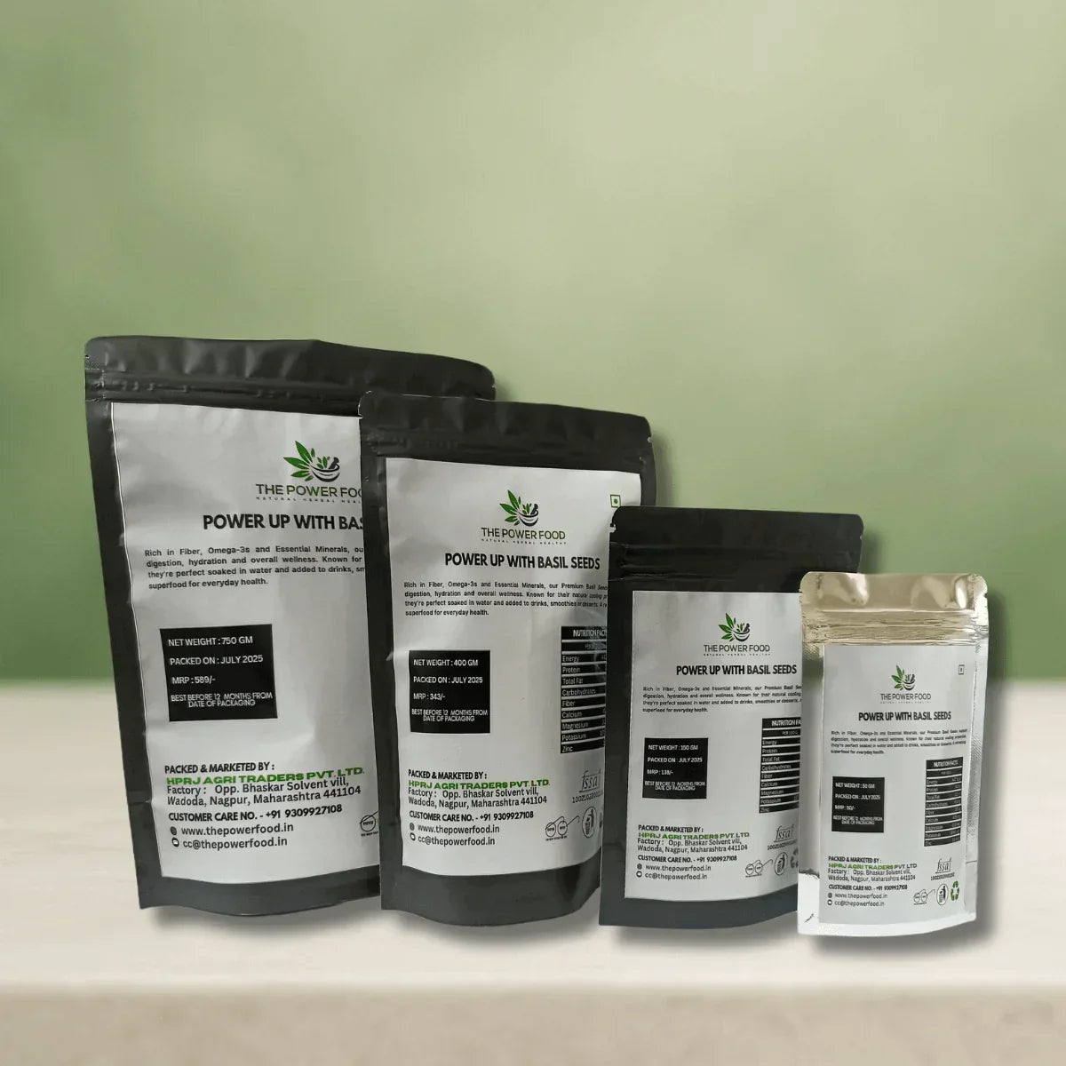 Basil Seeds – 750g Natural Coolant for Digestion & Gut Health - THE POWER FOOD