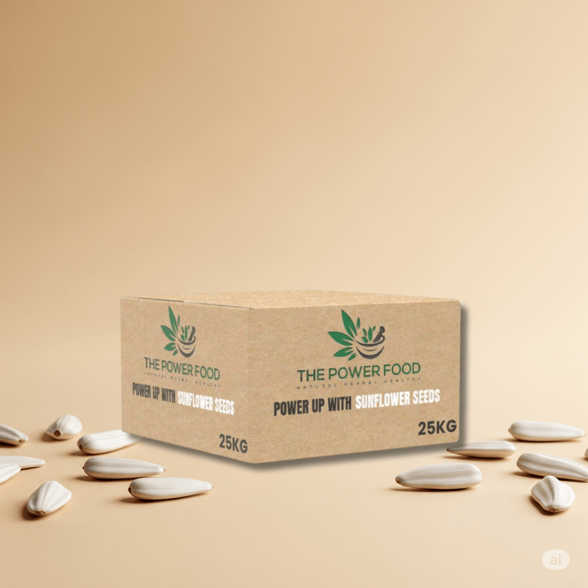 The Power Food Sunflower Seeds 25Kg | Vitamin E - Rich Snack | Supports Skin Health & Energy - THE POWER FOOD