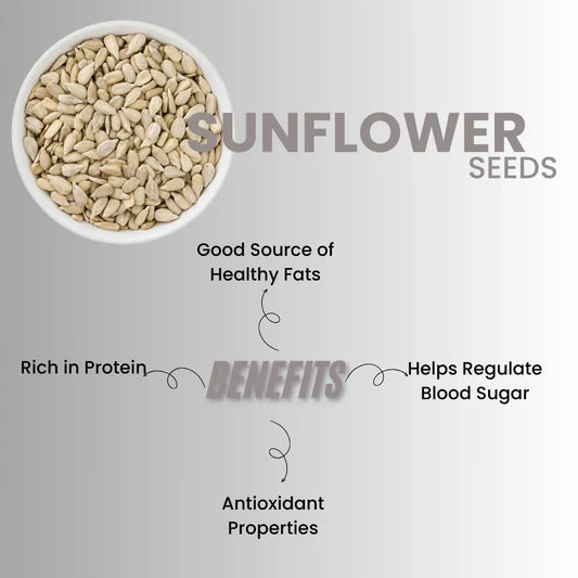 Sunflower Seeds – 400g Vitamin E-Rich Snack for Skin & Energy - THE POWER FOOD