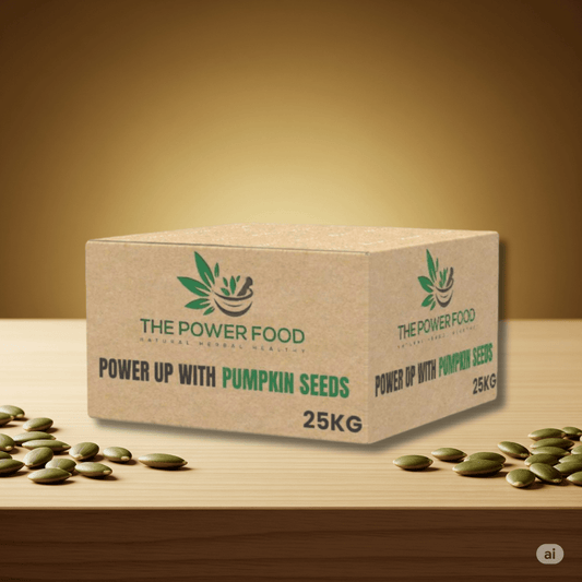 The Power Food Pumpkin Seeds 25Kg | High in Zinc & Magnesium | Boosts Immunity & Metabolism - THE POWER FOOD