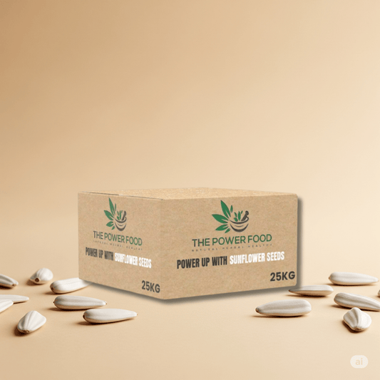 The Power Food Sunflower Seeds 25Kg | Vitamin E - Rich Snack | Supports Skin Health & Energy - THE POWER FOOD