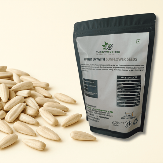 The Power Food Sunflower Seeds 750g | Vitamin E - Rich Snack | Supports Skin Health & Energy - THE POWER FOOD