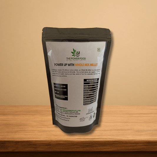 The Power Food Whole Mix Millets 400g | Multi - Millet Blend | Supports Energy, Digestion & Wellness - THE POWER FOOD
