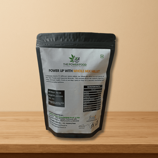 The Power Food Whole Mix Millets | 750g | Multi - Millet Blend | Supports Energy, Digestion & Wellness - THE POWER FOOD